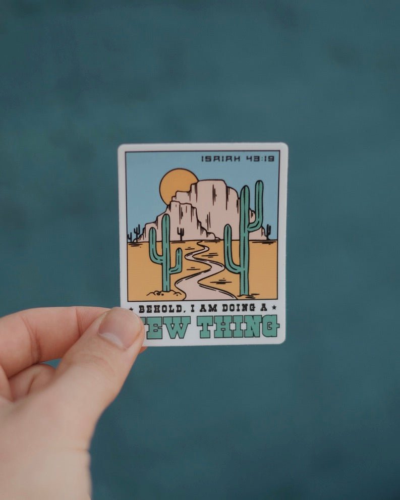 Christian Sticker - A Way in the Wilderness - Proclamation Coalition