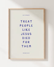 "Because He Did" 11x17 Print - Proclamation Coalition