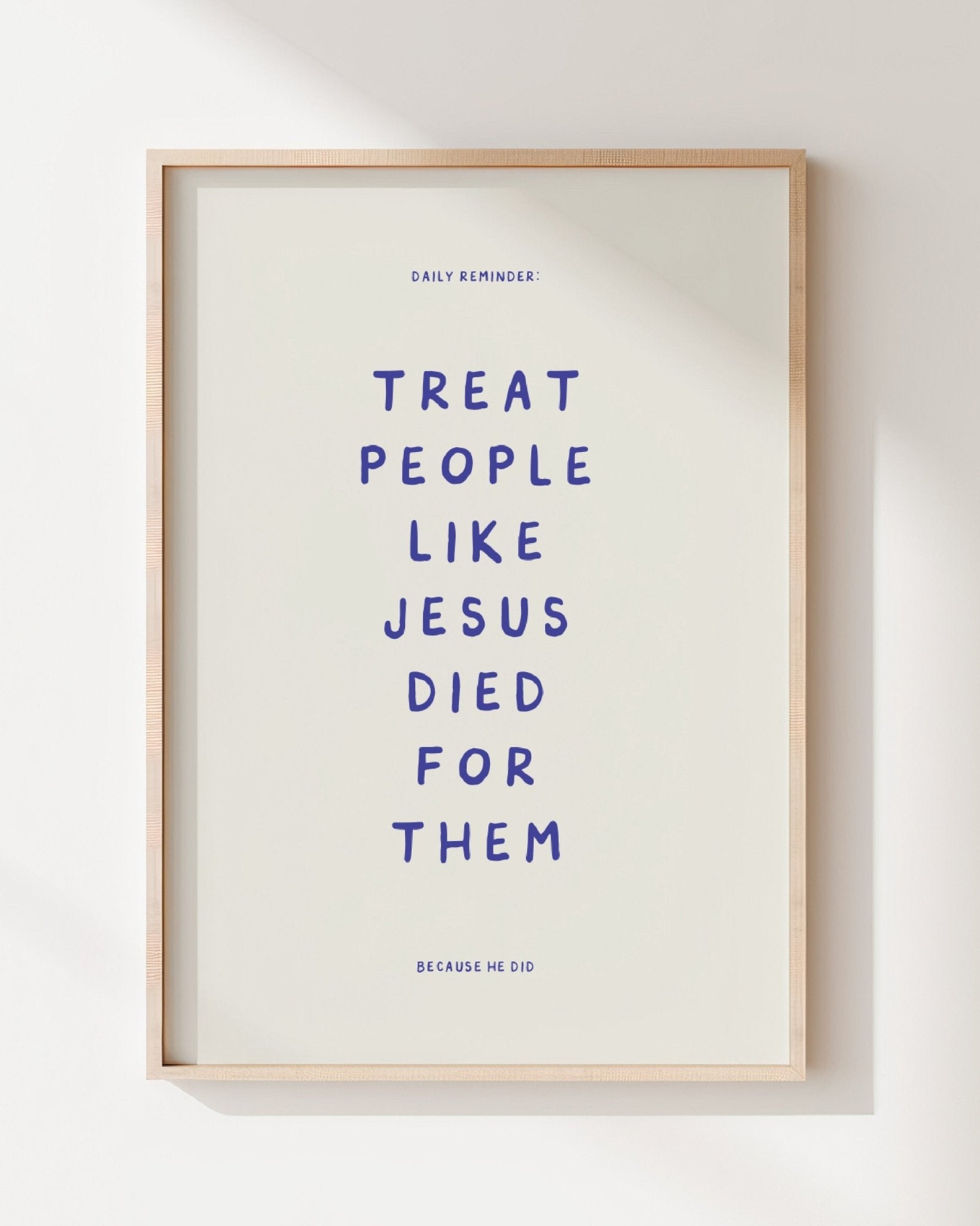 "Because He Did" 11x17 Print - Proclamation Coalition