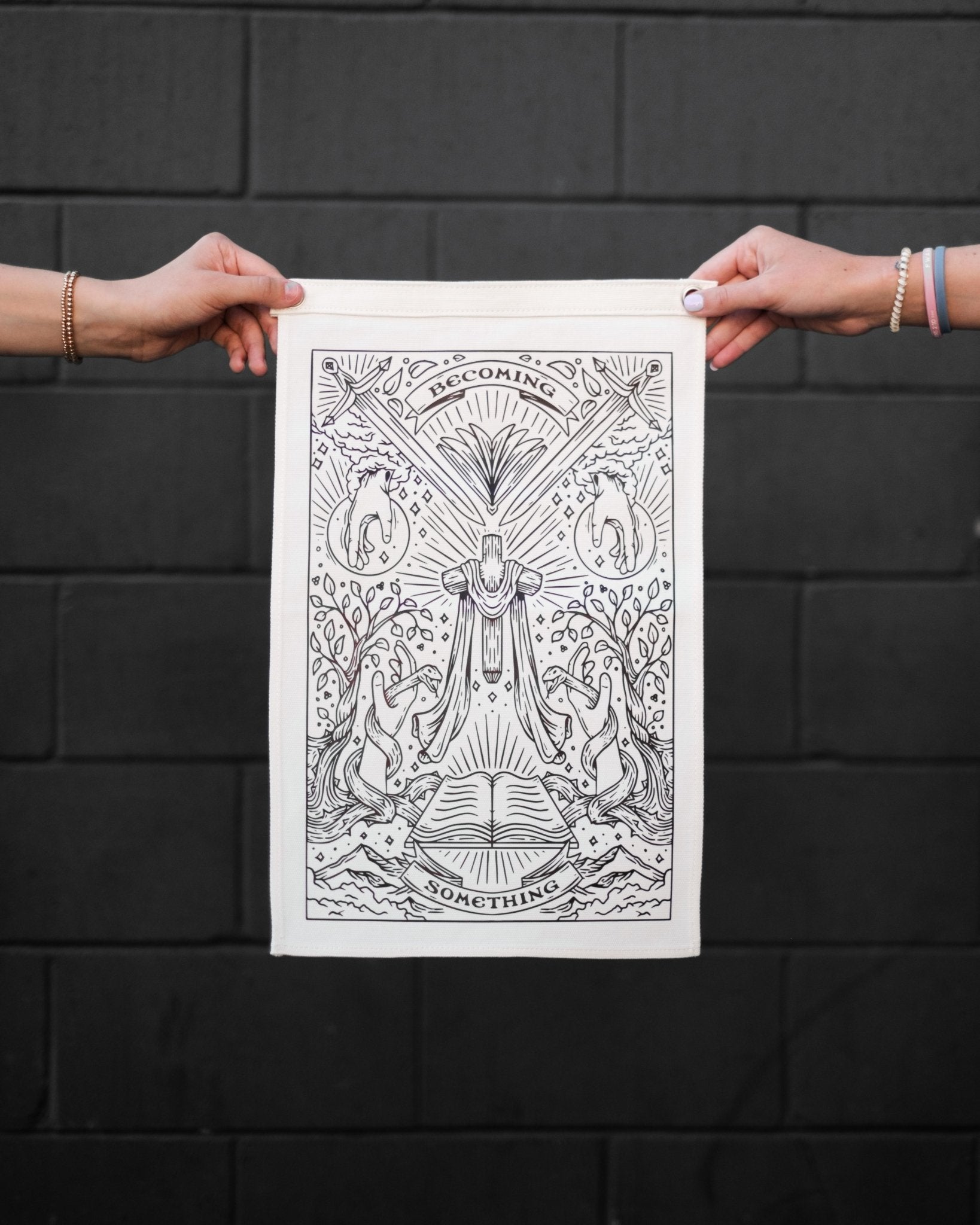 Christian Flag - Becoming Something BeSo X Redemption Flag - Proclamation Coalition