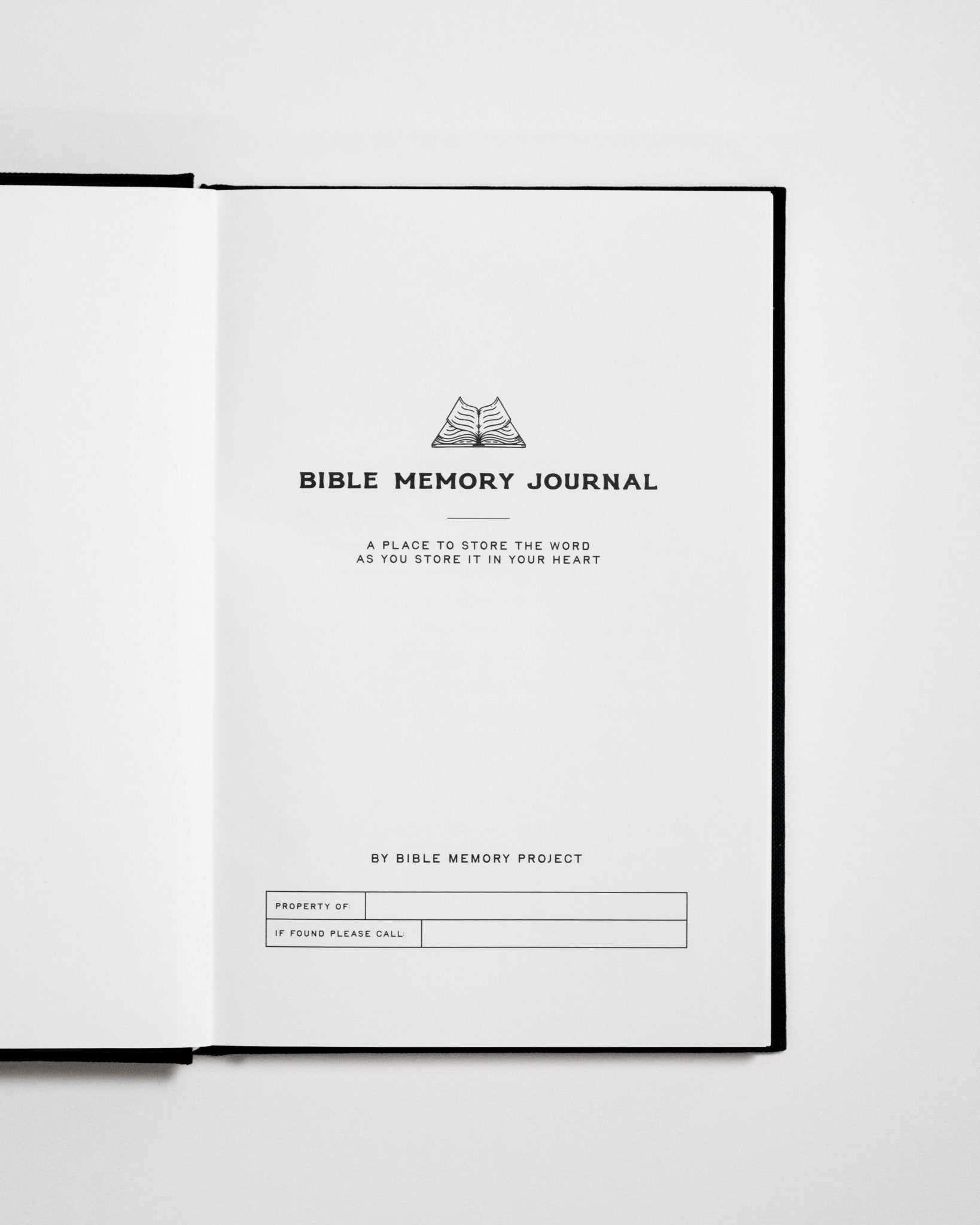 Bible Memory Journal - Proclamation Coalition