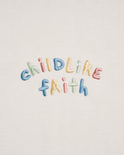 "Childlike Faith" Embroidered Essential Tee - Proclamation Coalition