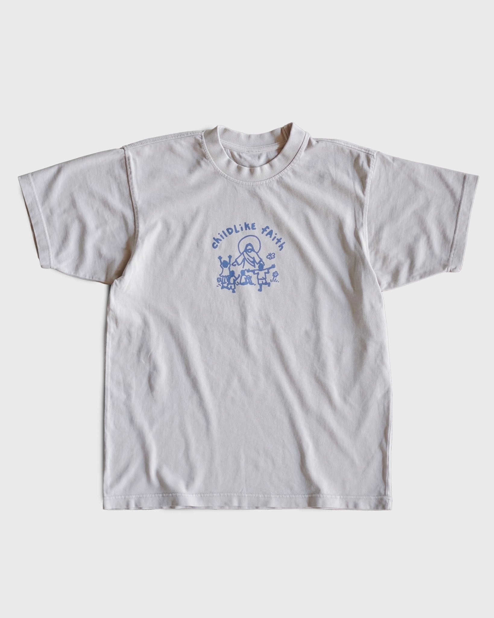 Christian T-Shirt - Childlike Faith Lunar Heavyweight Tee - Proclamation Coalition