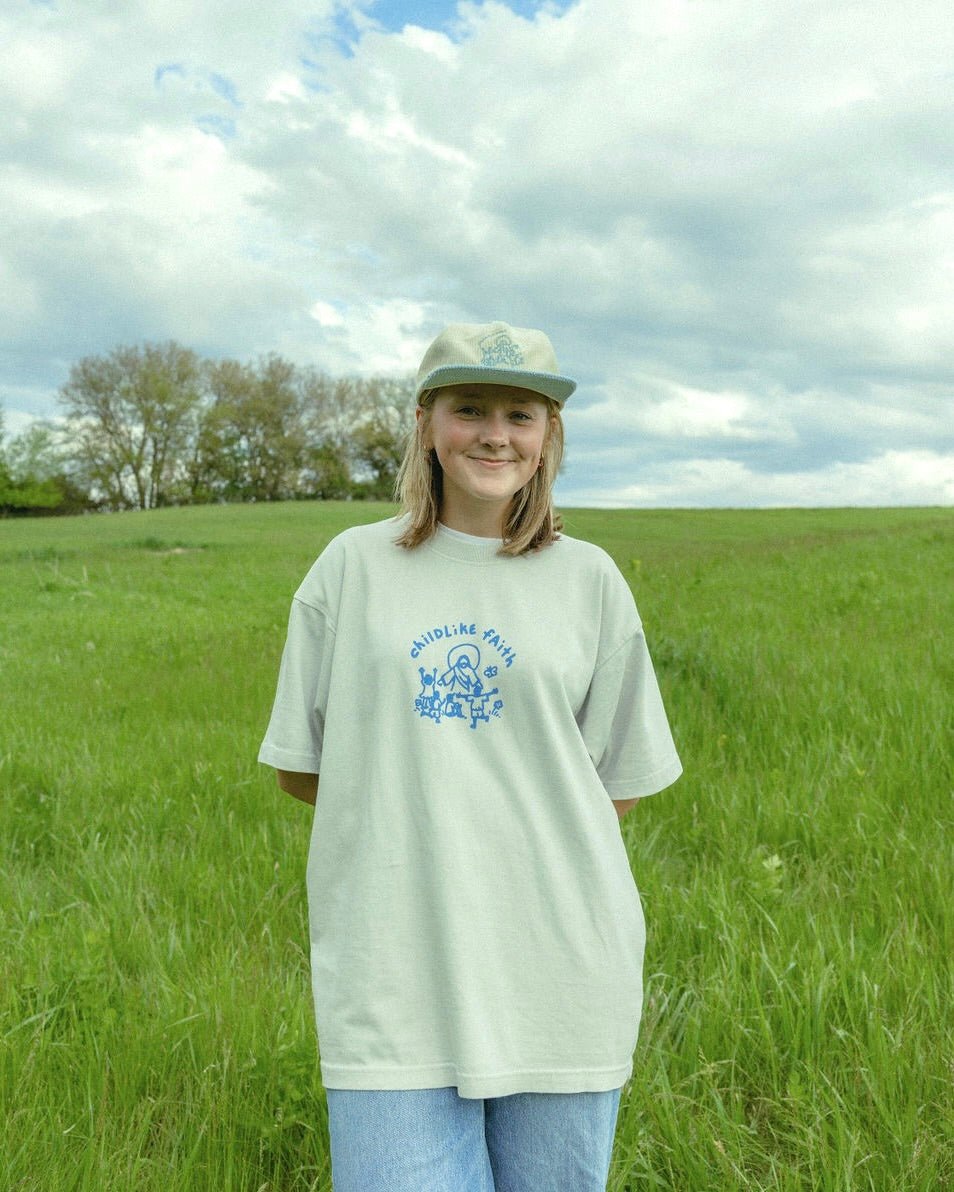 Christian T-Shirt - Childlike Faith Lunar Heavyweight Tee - Proclamation Coalition