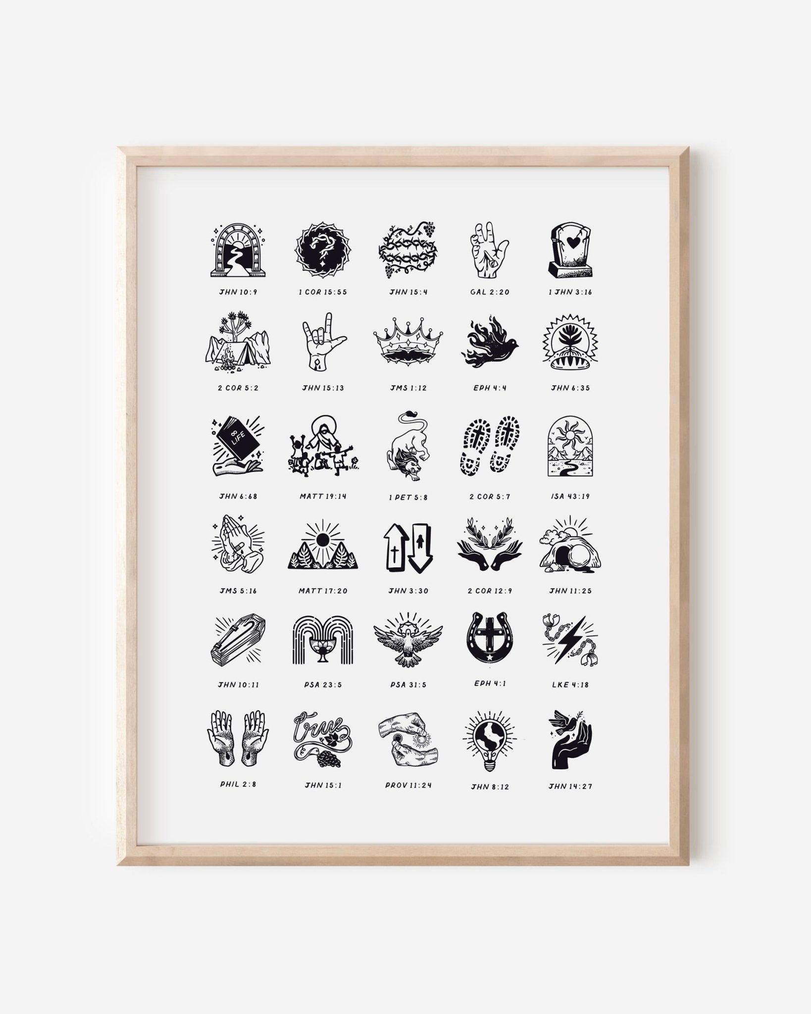 "Daily Bible Verse" 11x14 Print - Proclamation Coalition