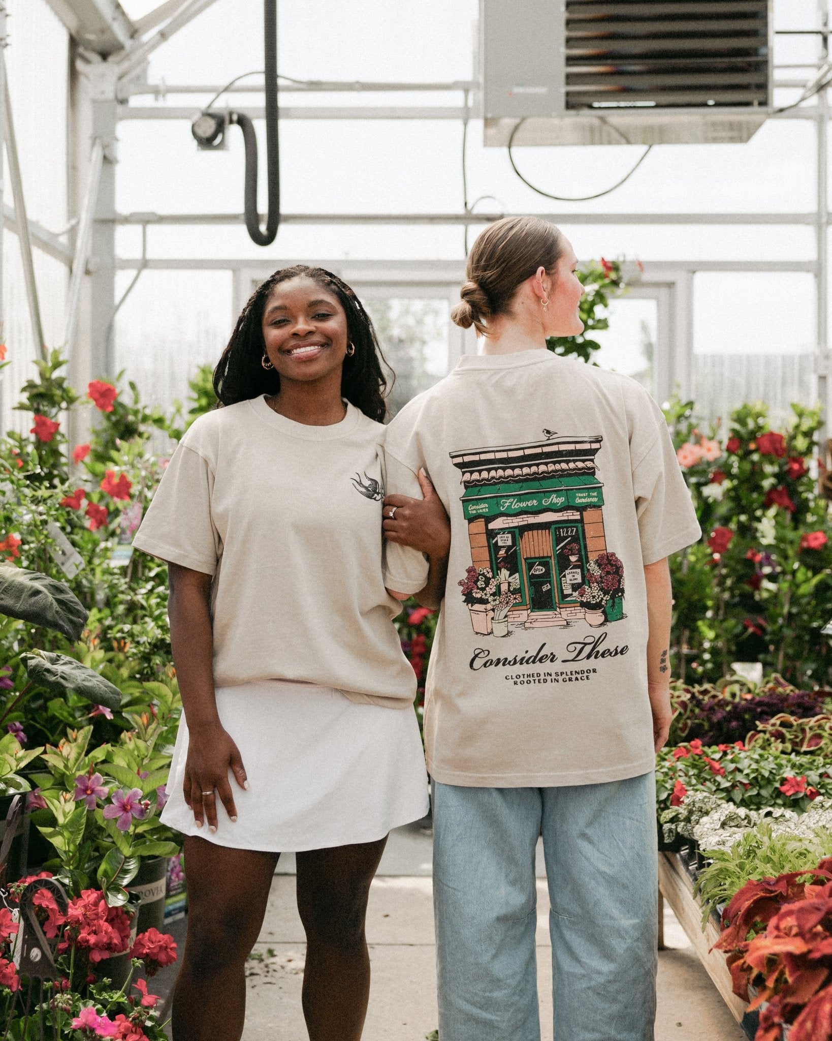 "God's Flower Shop" Heavyweight Tee - Proclamation Coalition