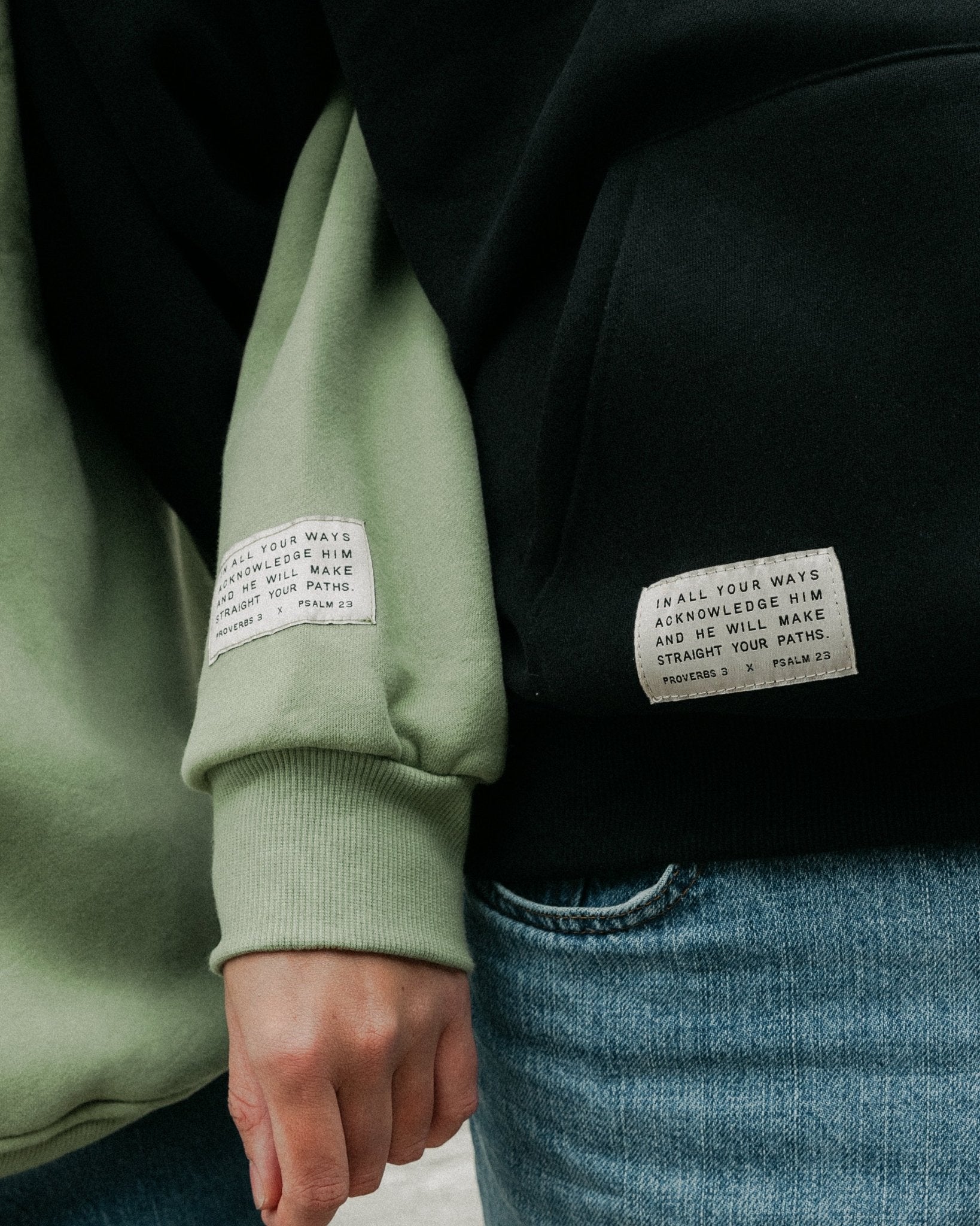 "Good Shepherd" Green Pasture Comfort Crewneck - Proclamation Coalition