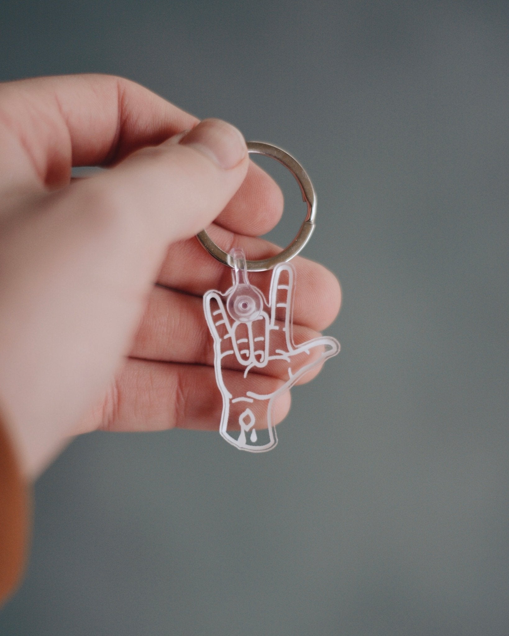 Christian Sticker - Greater Love Transparent Keychain - Proclamation Coalition