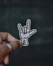 Christian Sticker - Greater Love Hand Sticker - Proclamation Coalition