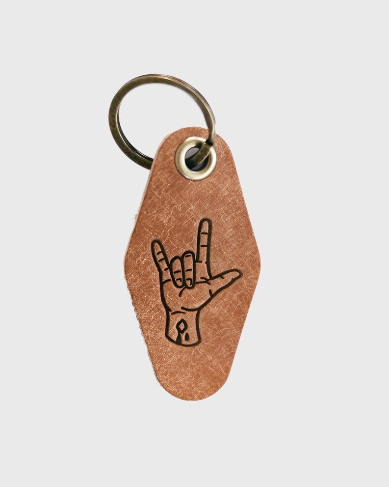 Christian Keychain - Hand Crafted Italian Leather Keychain - Proclamation Coalition