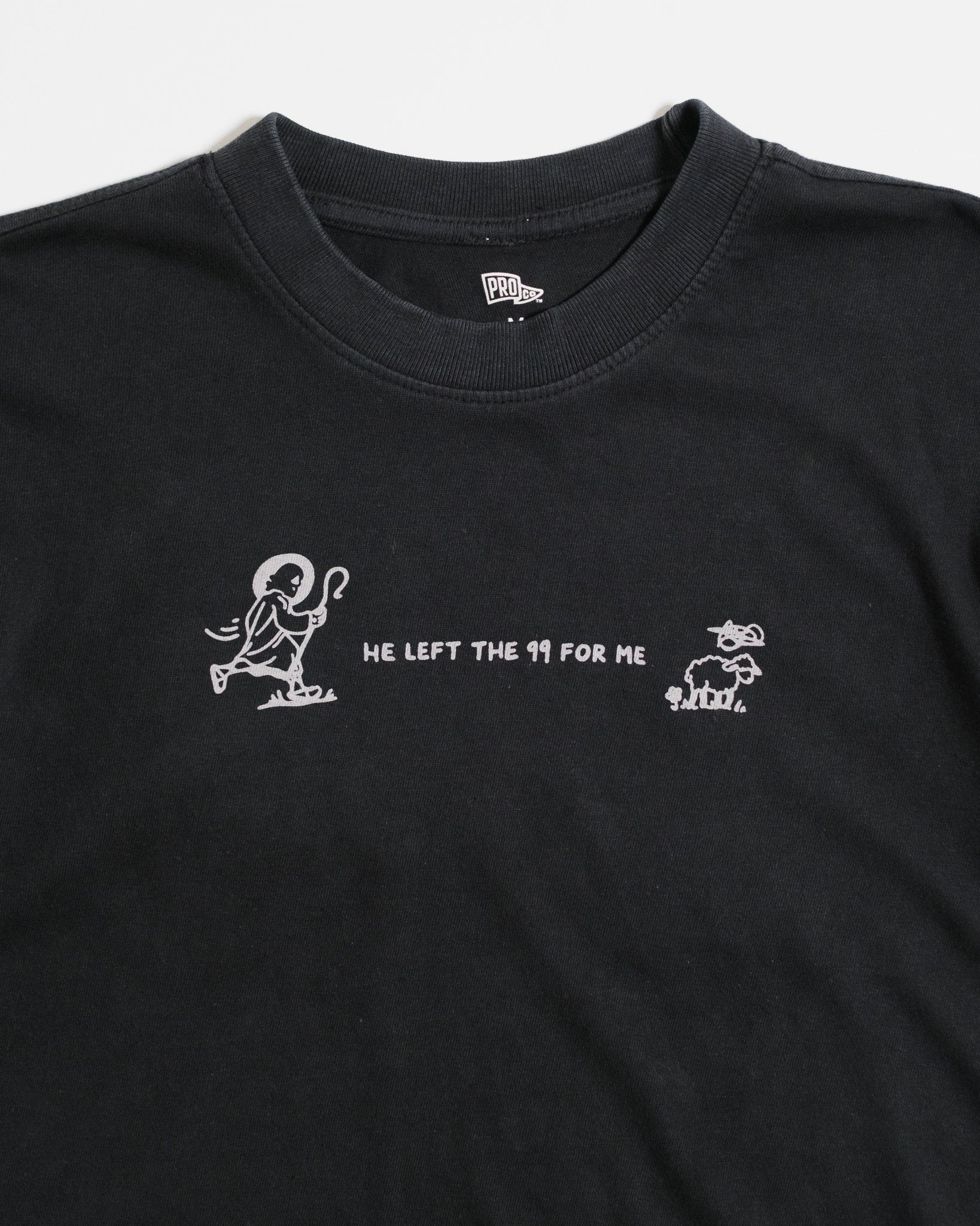 "He Left the 99" Heavyweight Tee - Proclamation Coalition
