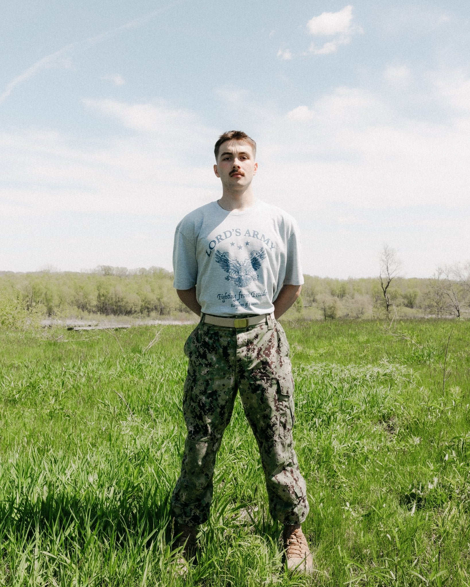 "Lord's Army" Heather Grey Tee - Proclamation Coalition