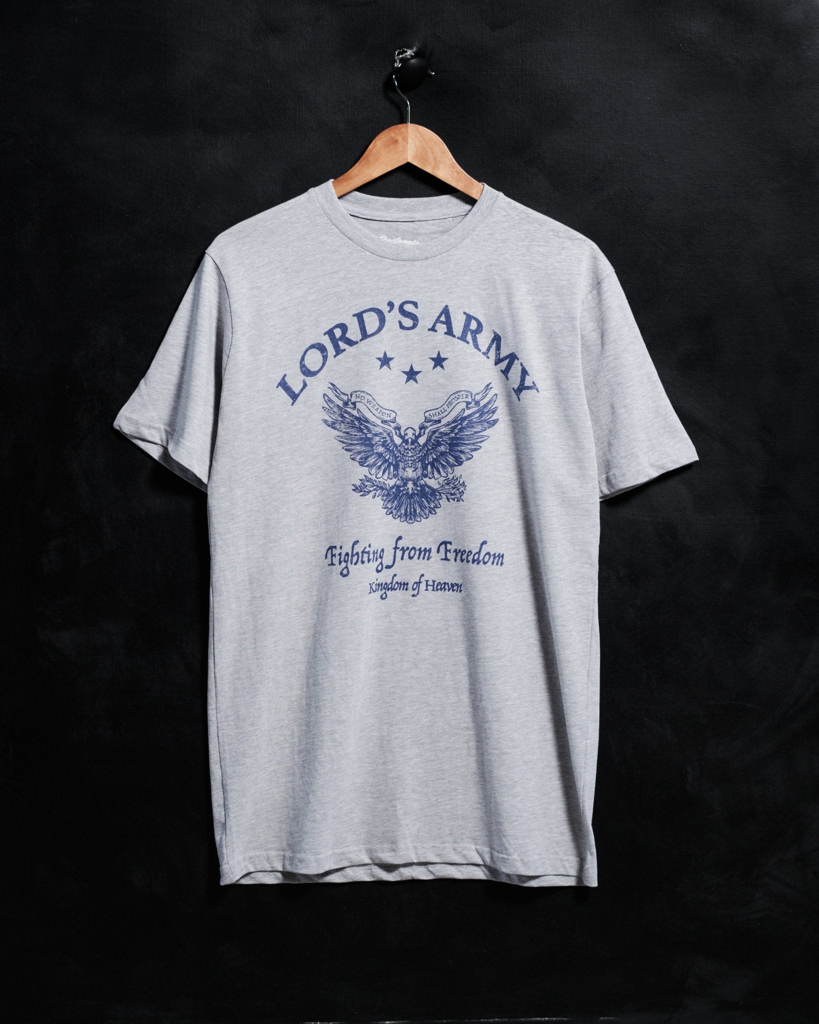 "Lord's Army" Heather Grey Tee - Proclamation Coalition