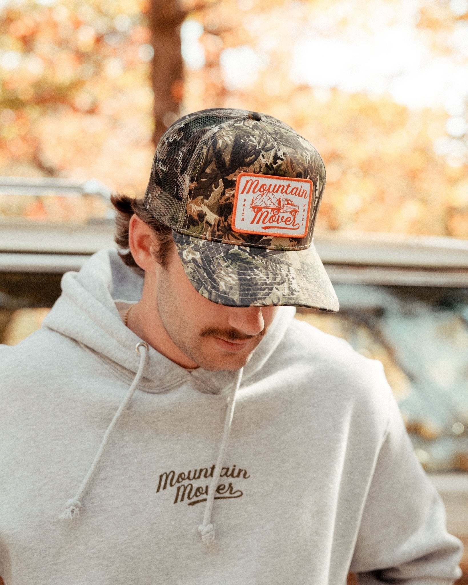 "Mountain Mover" Camo Mesh Trucker - Proclamation Coalition