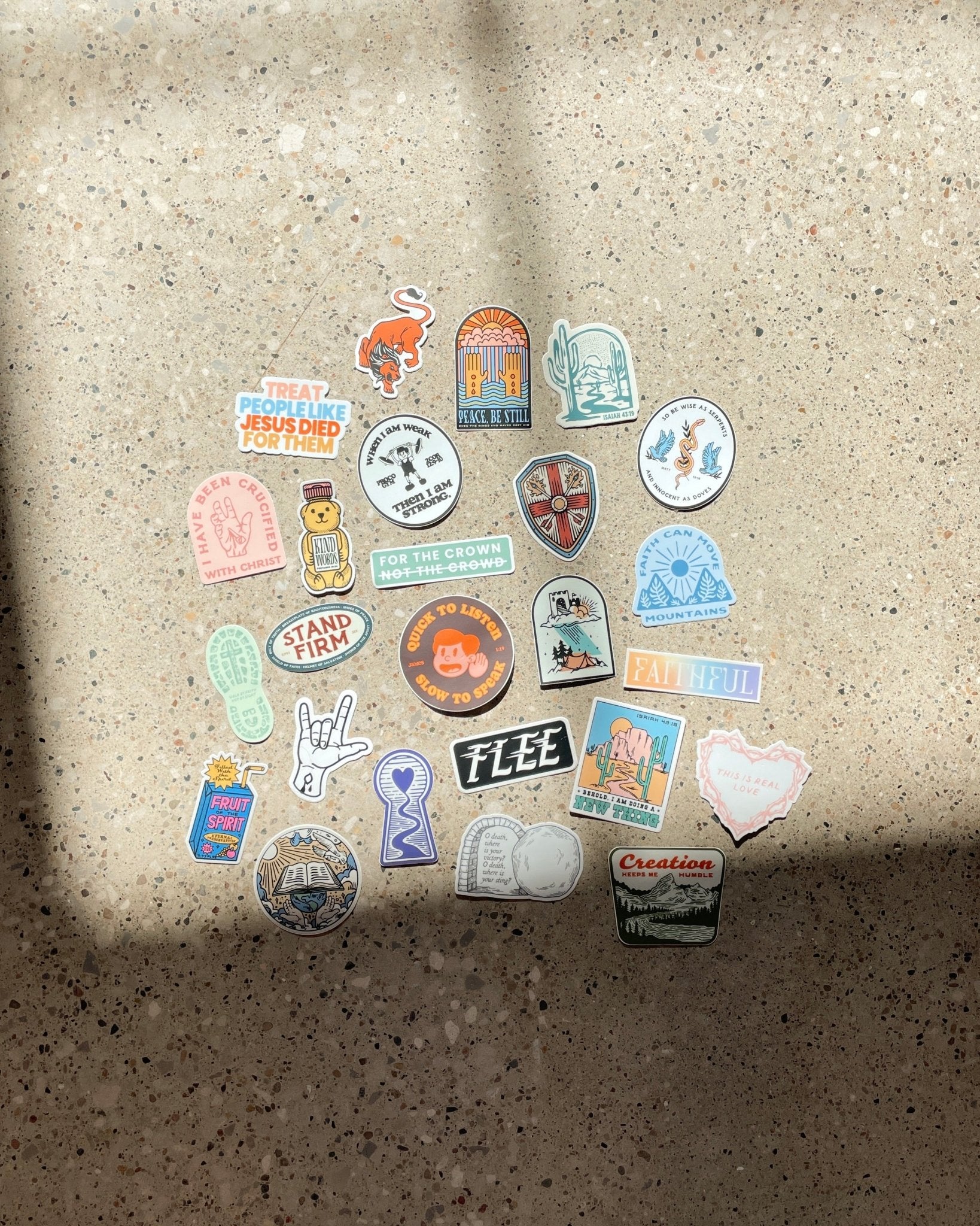 Christian Stickers - Mystery Stickers - Proclamation Coalition