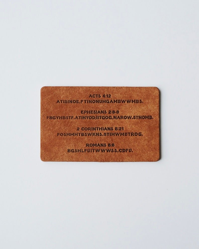 Bible Memory Project - Premium Gospel Project - Hand Crafted Leather Bands - Proclamation Coalition