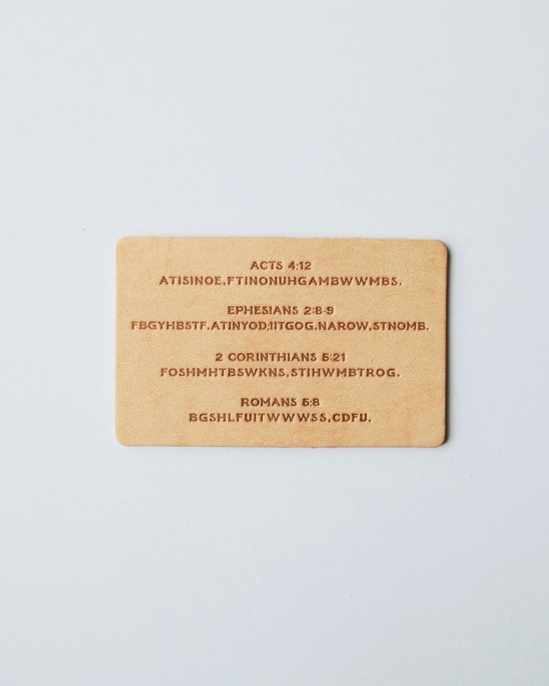 Bible Memory Project - Premium Gospel Project - Hand Crafted Leather Bands - Proclamation Coalition