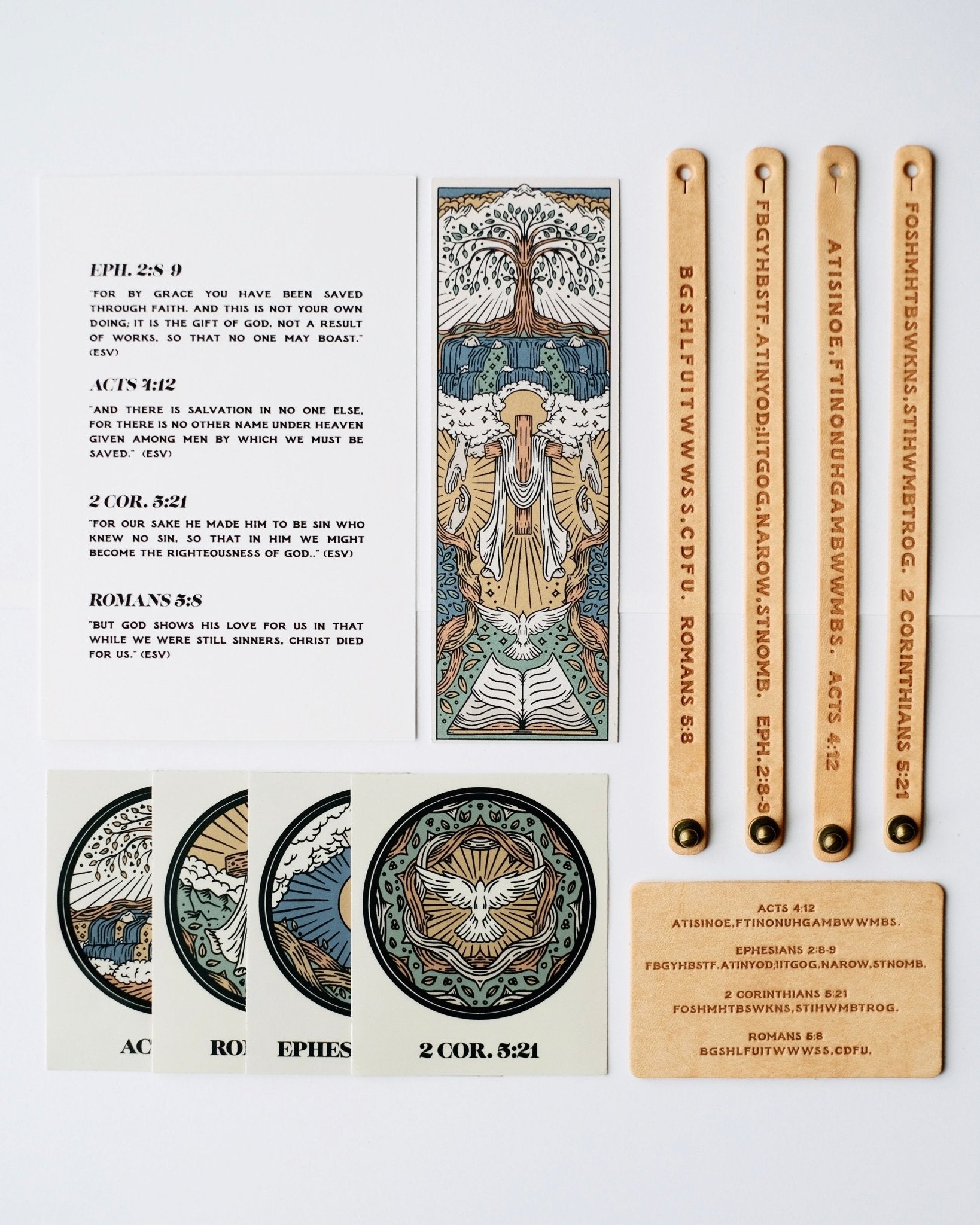 Bible Memory Project - Premium Gospel Project - Hand Crafted Leather Bands - Proclamation Coalition