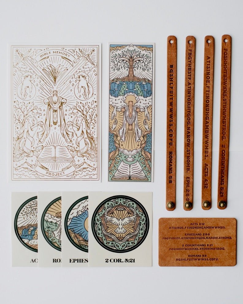Bible Memory Project - Premium Gospel Project - Hand Crafted Leather Bands - Proclamation Coalition