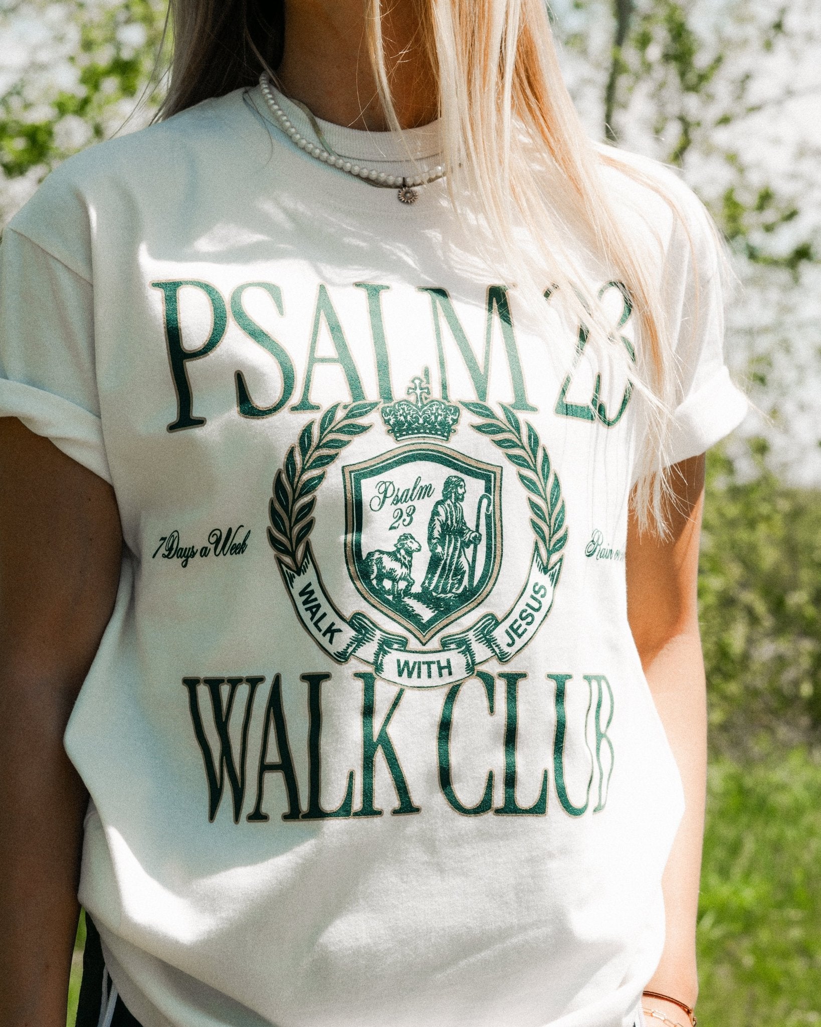 "Psalm 23 Walk Club" Ivory Tee - Proclamation Coalition