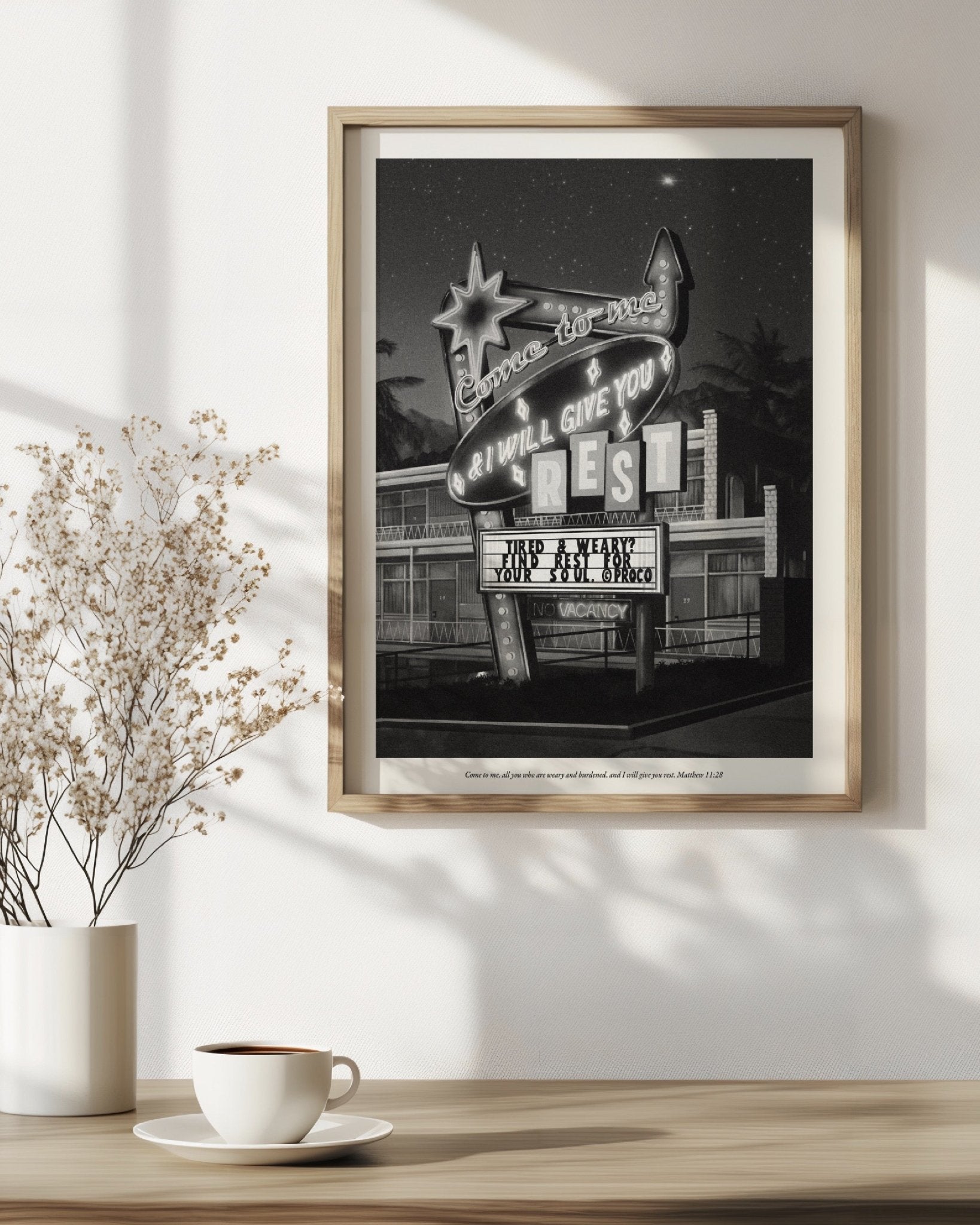 "Rest Motel" 16x20 Art Print - Proclamation Coalition