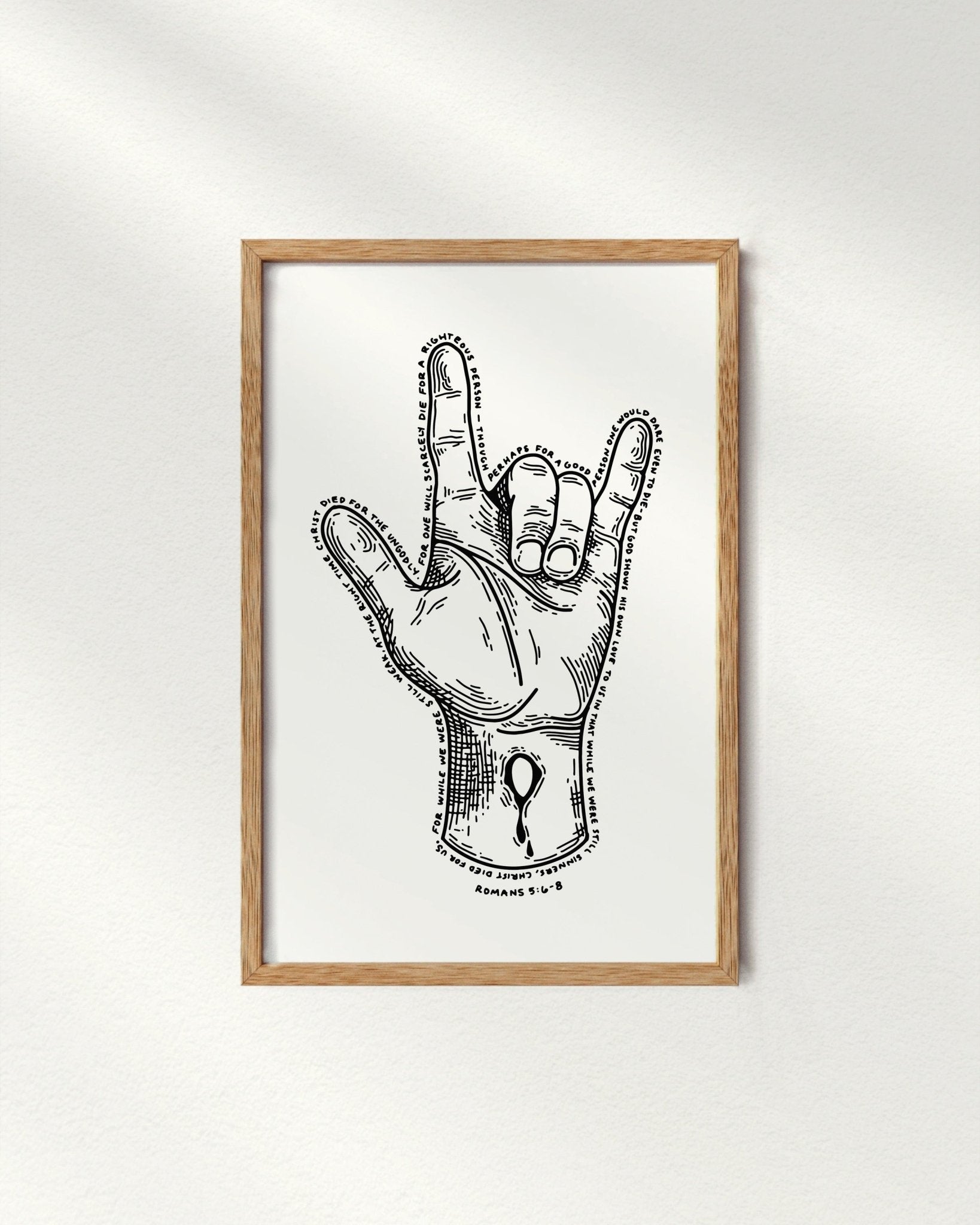 "Romans 5:8" Poster - Proclamation Coalition