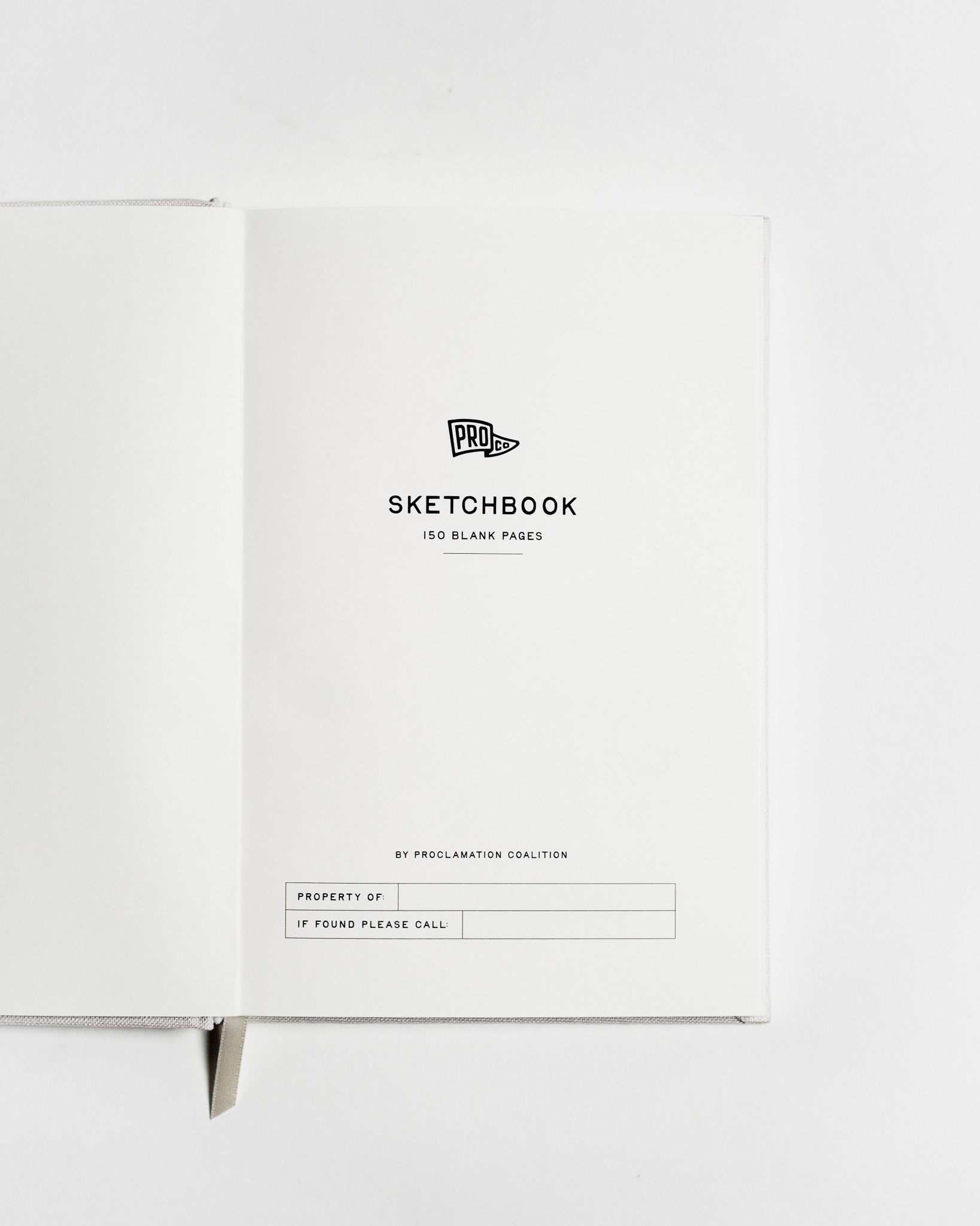 "Spend Time With Jesus" Embroidered Sketchbook - Proclamation Coalition