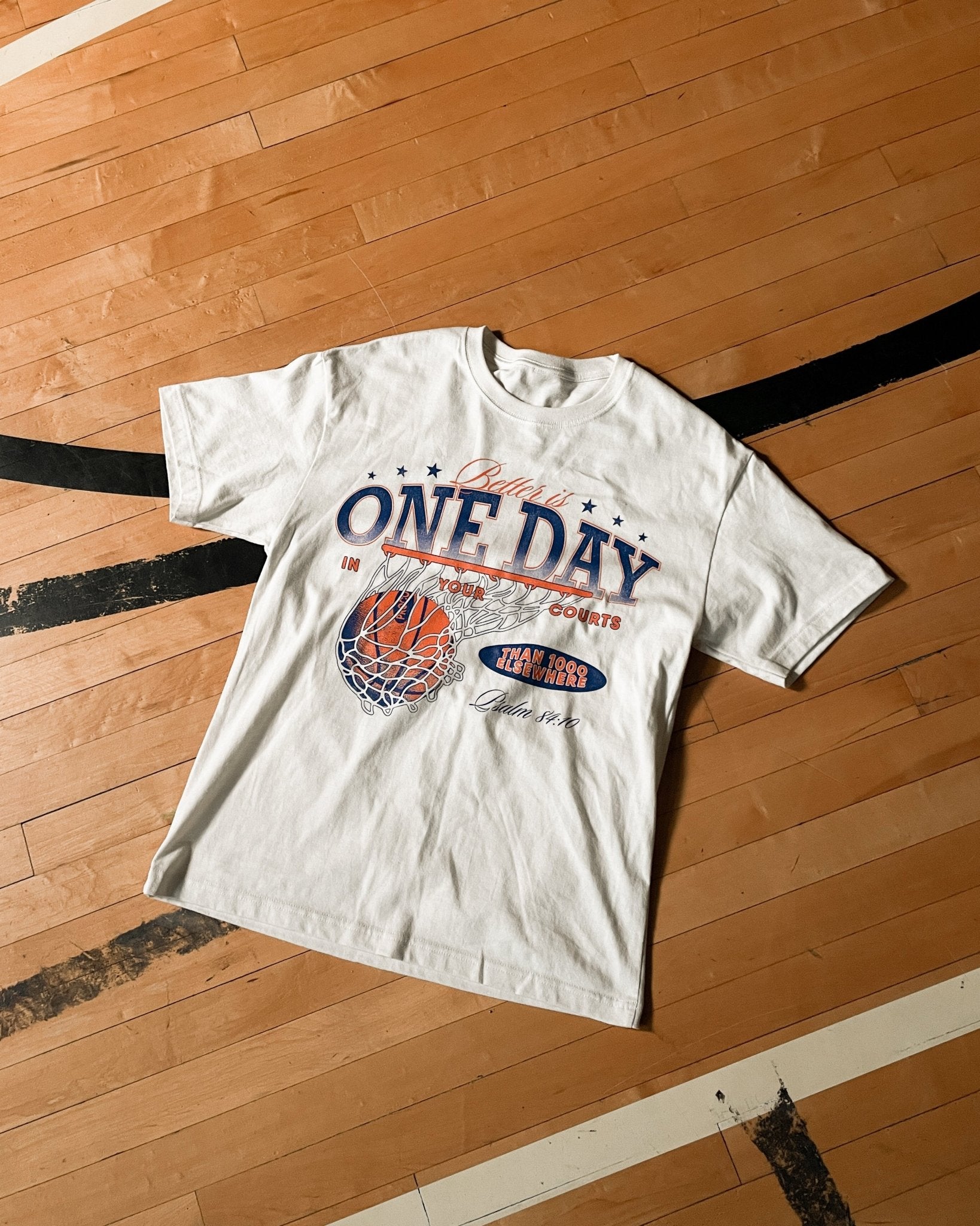 "Stay True X Courts of The Lord" Off - White Tee - Proclamation Coalition