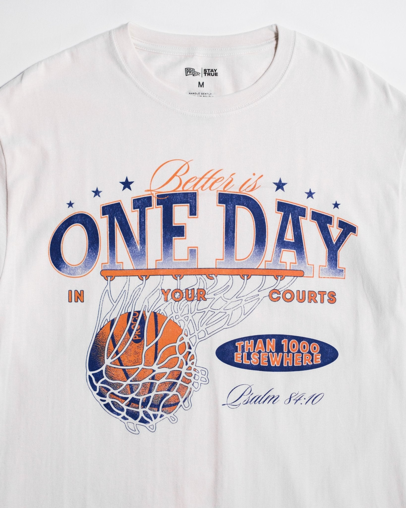 "Stay True X Courts of The Lord" Off - White Tee - Proclamation Coalition