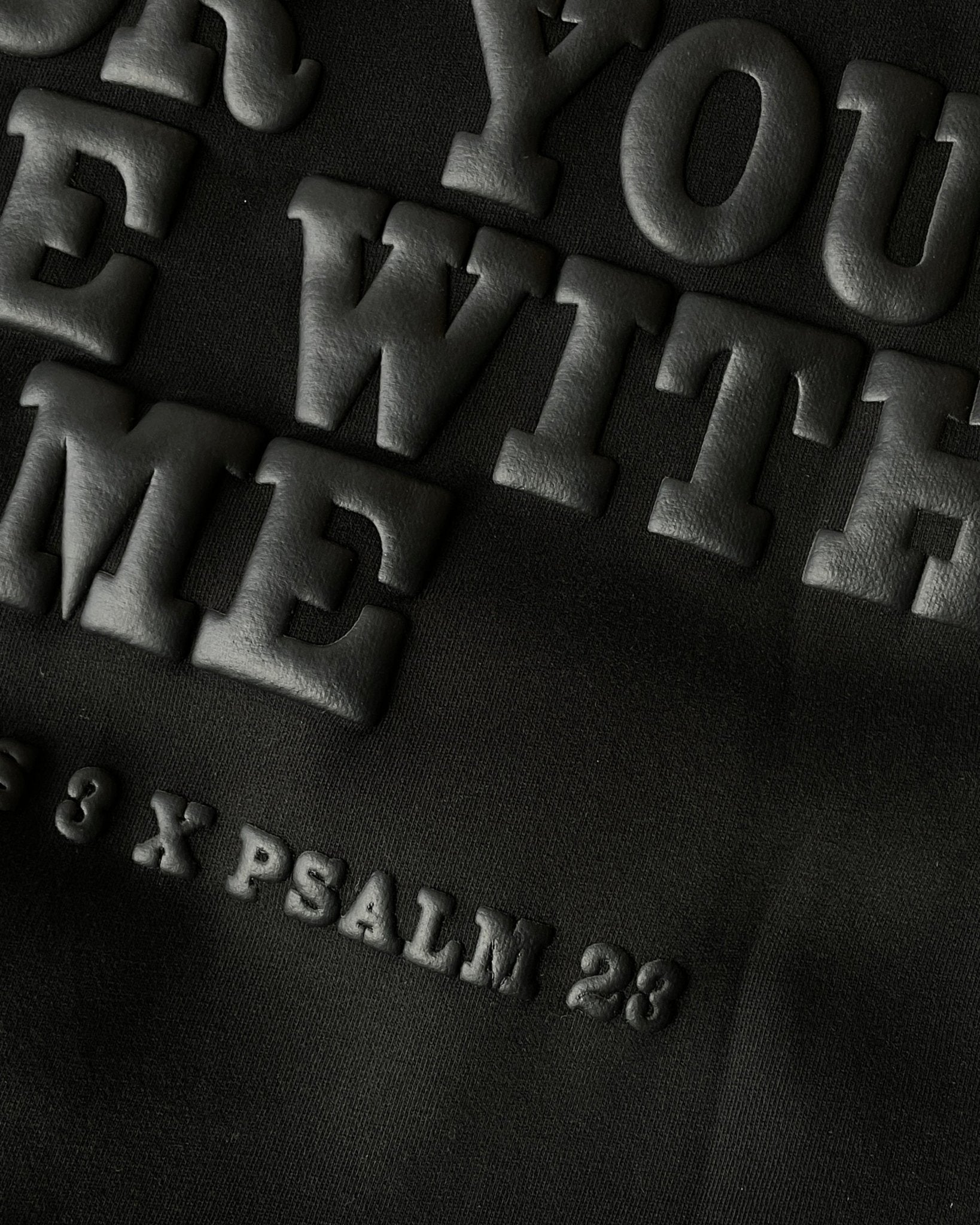 "The Good Shepherd" Dark Valleys Oversized Comfort Hoodie (Puff Print) - Proclamation Coalition