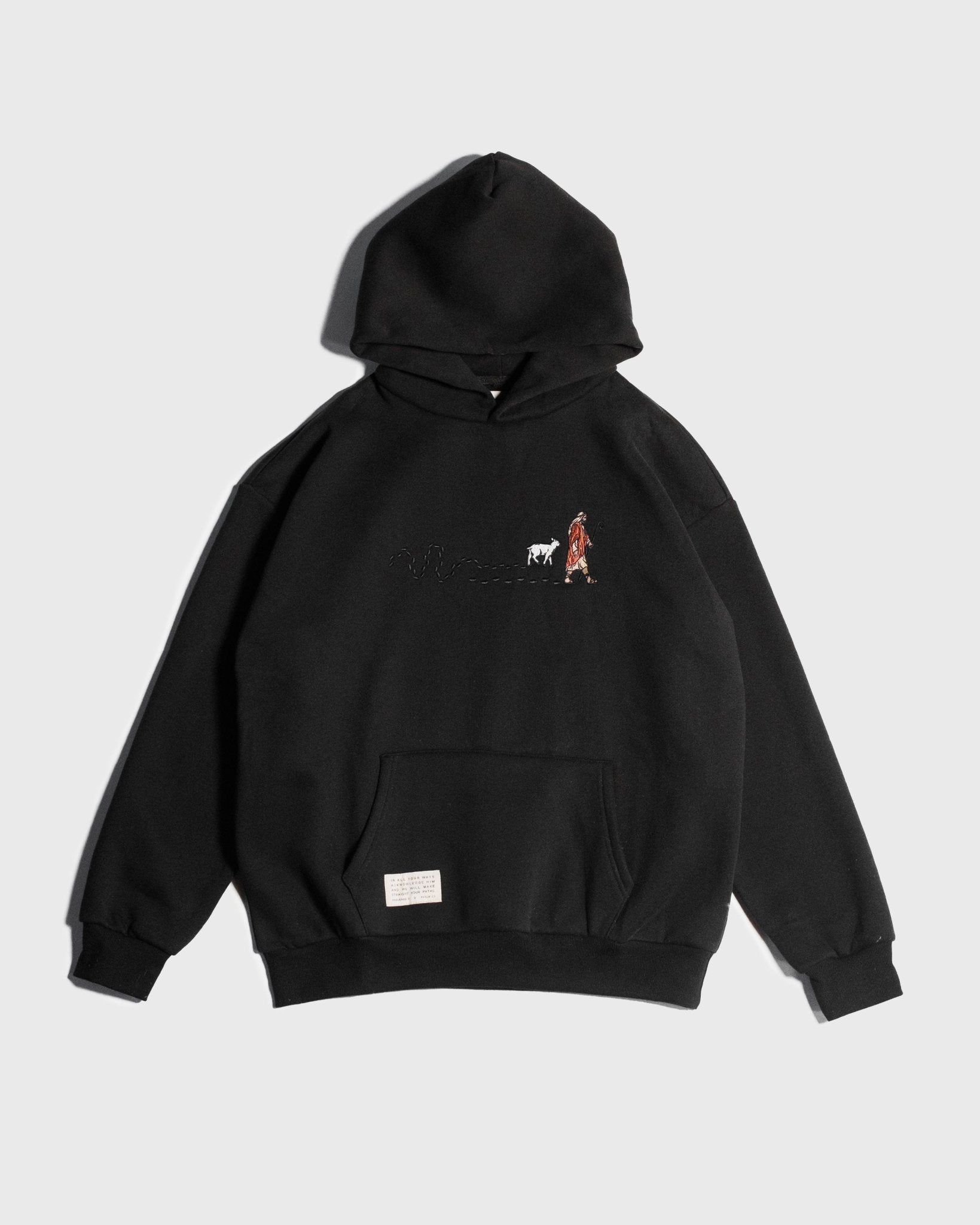 "The Good Shepherd" Dark Valleys Oversized Comfort Hoodie (Puff Print) - Proclamation Coalition