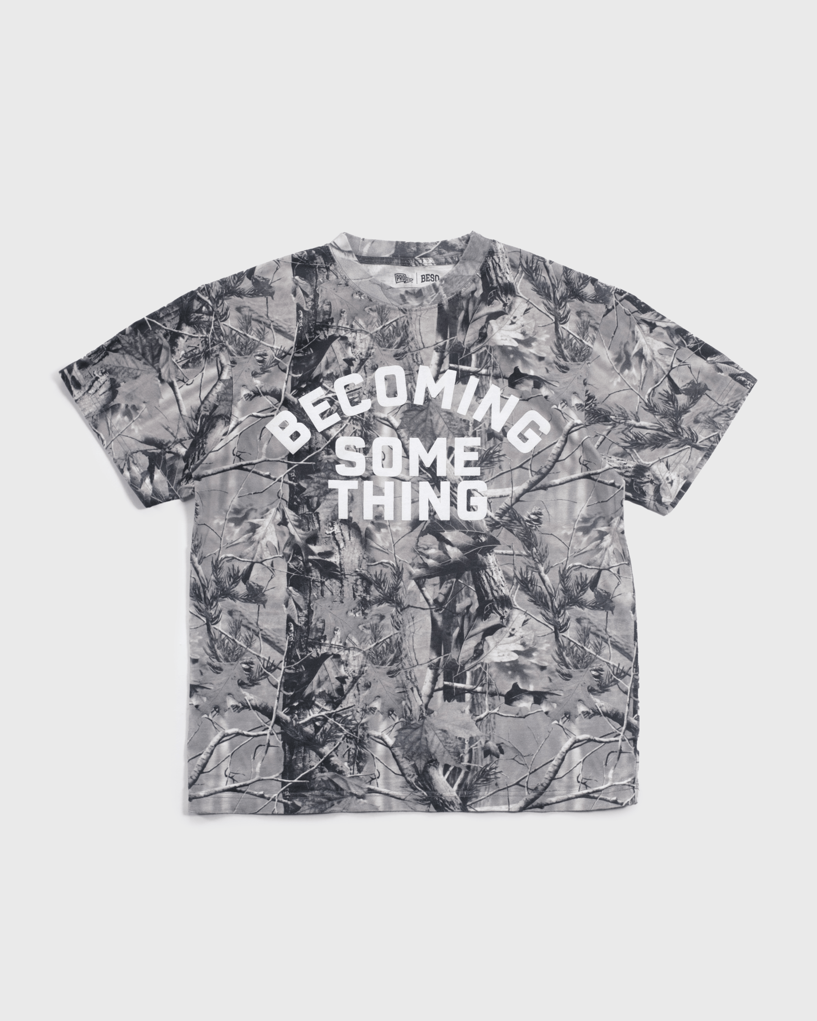 "Becoming Something" Vintage Camo Heavyweight Tee - Proclamation Coalition