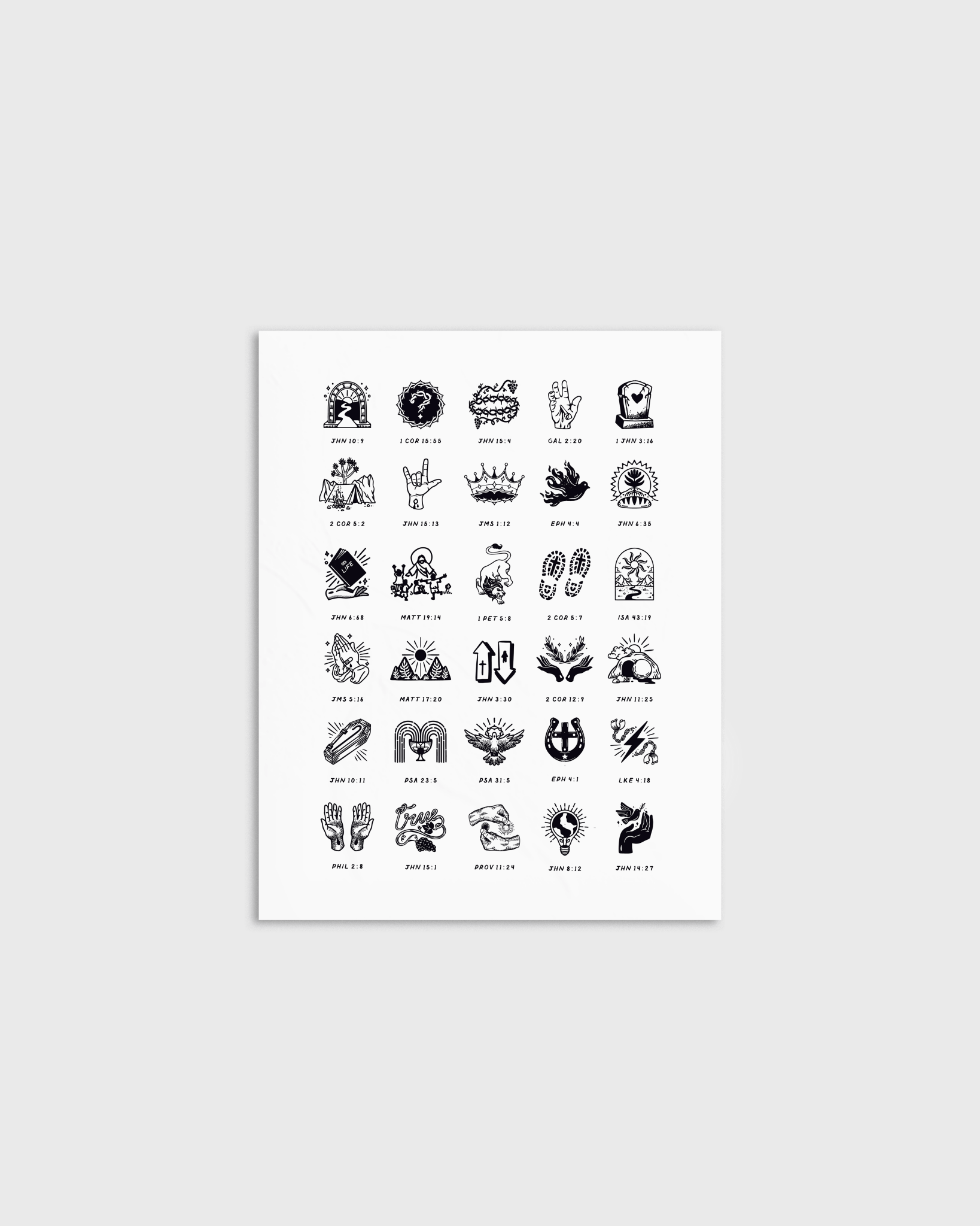 "Daily Bible Verse" 11x14 Print - Proclamation Coalition