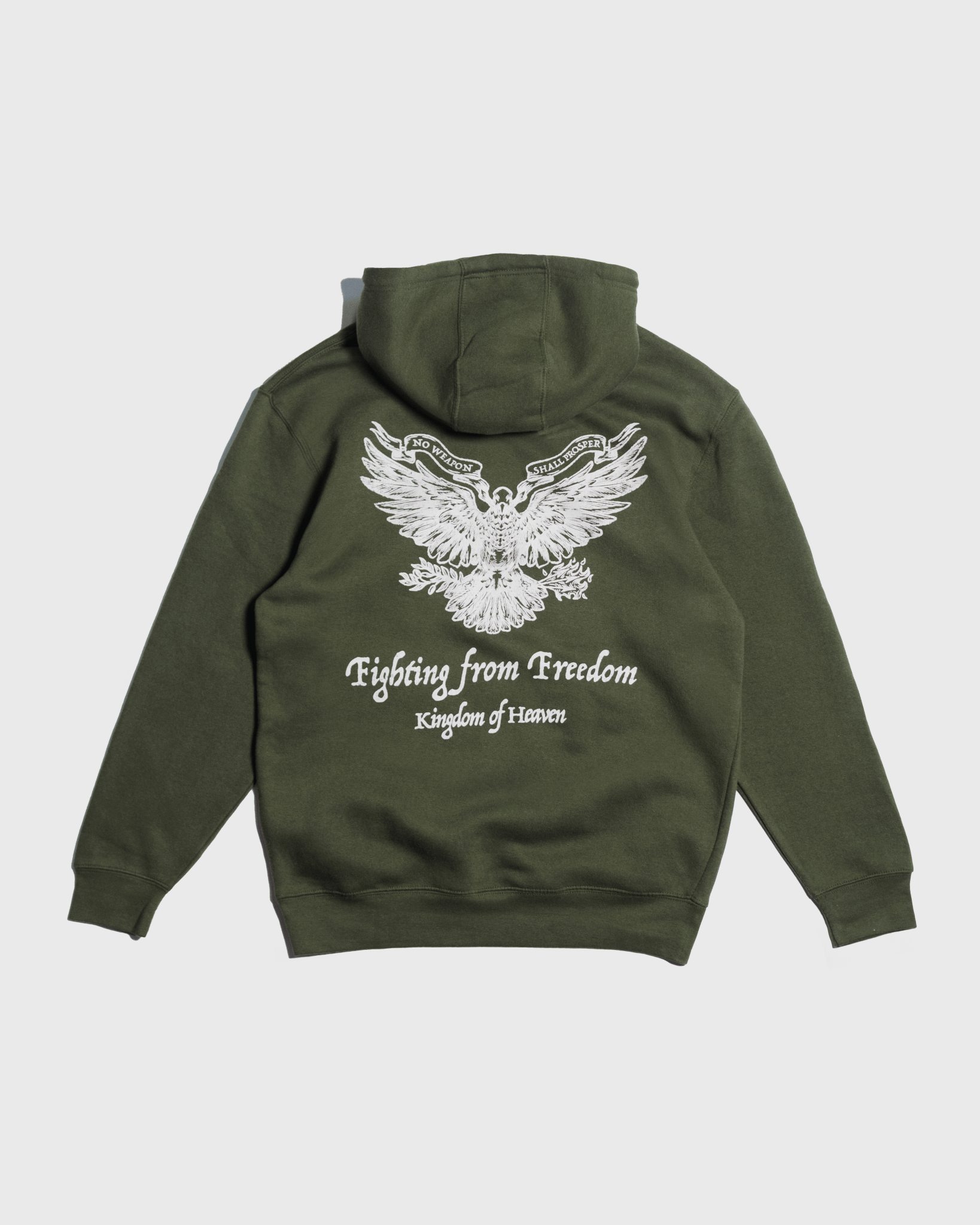 "I'm in the Lord's Army" Military Green Hoodie - Proclamation Coalition